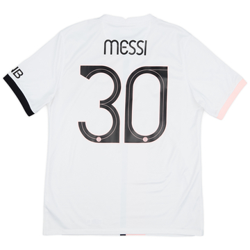 2021-22 Paris Saint-Germain Home Shirt Messi #30 - 8/10 - (M)