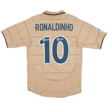 2003-05 Barcelona Away Shirt Ronaldinho #10 - 9/10 - (S)
