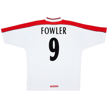 1998-99 Liverpool Away Shirt Fowler #9 - 8/10 - (L)