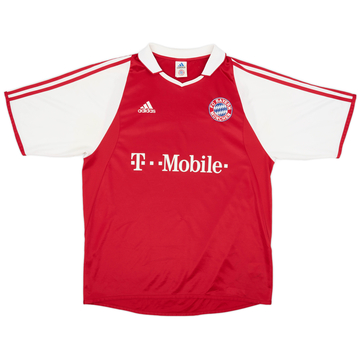2002-03 Bayern Munich Signed Home L/S Shirt - 8/10 - (L)