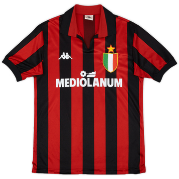 1988-89 AC Milan Home Shirt - 7/10 - (L)