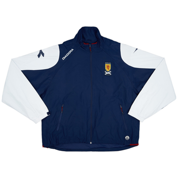 2005-06 Scotland Diadora Hooded Rain Jacket - 10/10 - (XL)