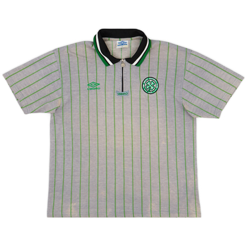 1997-99 Celtic Umbro 1/4 Zip Drill Top - 8/10 - (XL)