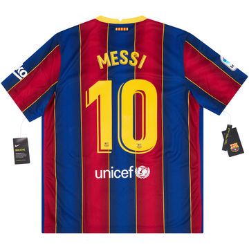 2020 21 Barcelona Home Shirt Messi 10 8 10 L