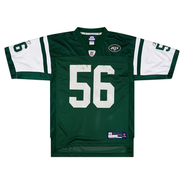 2008 New York Jets Gholston 56 Reebok On Field Jersey Home M