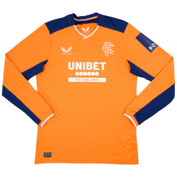2022-23 Rangers Third L/S Shirt - 8/10 - (M)