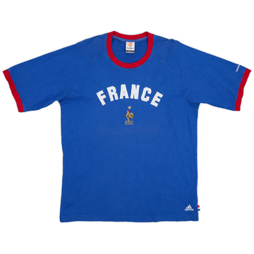 気になる対象商品 - Tee Cotton adidas France 1998-00 5/10 (L/XL) - 記念グッズ