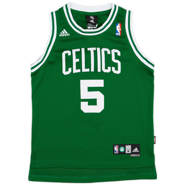 2010 14 Boston Celtics Rondo 9 adidas Swingman Home Jersey 8 10 M.Boys