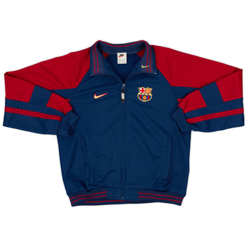 2008-09 Barcelona Nike Track Jacket - 8/10 - (L.Boys)