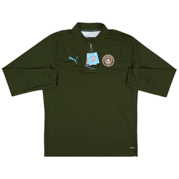 2024-25 Manchester City Puma Top de entrenamiento impermeable 1/4 de cremallera