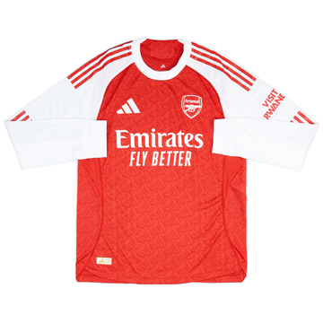 2025-26 Arsenal Authentic Home L/S Shirt