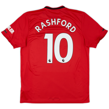 2019 20 Manchester United Home Shirt Rashford 10 9 10 L