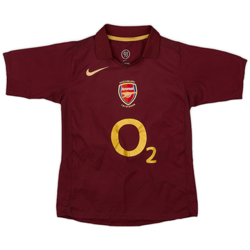 【大特価!!】 2005-06 Arsenal (S.Boys) - 6/10 - Shirt Home ウェア