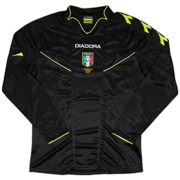 2013-15 Italy Diadora Referee L/S Shirt - 6/10 - (M)