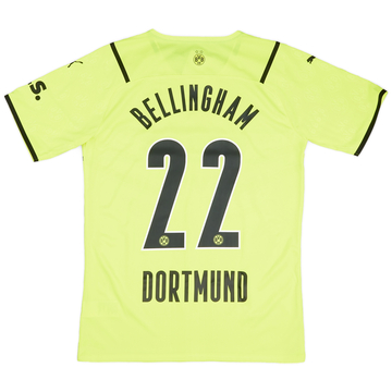 2021-22 Borussia Dortmund Authentic Home European Shirt Bellingham #22