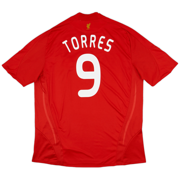 2008-10 Liverpool Home Shirt Torres #9 - 4/10 - (XXL)