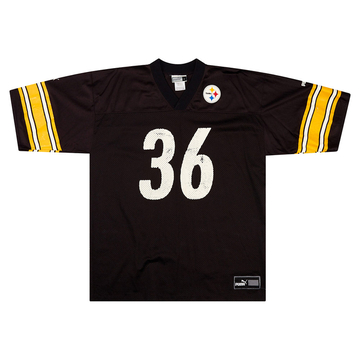 1996 Pittsburgh Steelers Bettis 36 Starter Jersey Away L