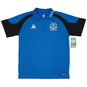 2009 10 Everton Le Coq Sportif 1 4 Zip Polo Shirt 8 10 L