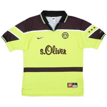 ドルトムント 97/98 ホーム ユニフォーム 1997-98 Borussia Dortmund Home L/S Shirt (M.Boys)