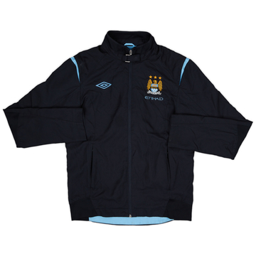 MANCHESTER CITY 2010 2011 2012 FOOTBALL SOCCER TRACK JACKET UMBRO sz M MEN