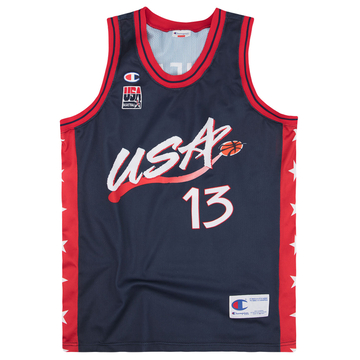 USA O'NEAL 13 ユニフォーム 44 ドリームチーム2 SHAQUILLE O'NEAL Champion USA BASKETBALL Dream Team 2 Jersey