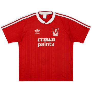 1987 88 Liverpool Home Shirt 7 10 S