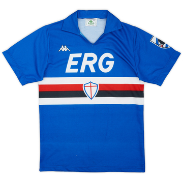1990-92 Sampdoria Home L/S Shirt (M.Boys)