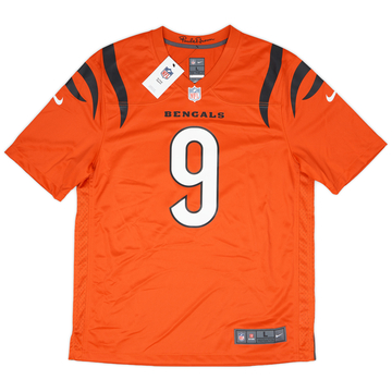 2021 23 Cincinnati Bengals Burrow 9 Nike Game Alternate Jersey S