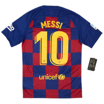 2019 20 Barcelona Authentic Vaporknit Home Shirt Messi 10 10 10 S