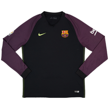 2016-17 Barcelona Away Shirt - 8/10 - (XL)