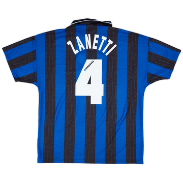 ファッション Zanetti Shirt Third Milan Inter 1996-97 #4 (XL) - 9/10 - ウェア