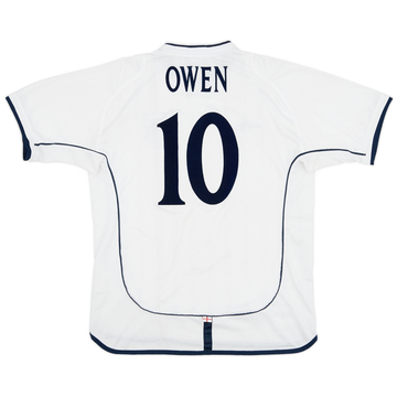 2001-03 England Home Shirt Beckham #7 - 5/10 - (L)