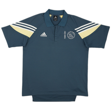 2003-04 Ajax adidas 1/4 Zip Polo Shirt - 8/10 - (L)