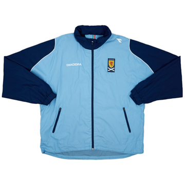2005-06 Scotland Diadora Hooded Rain Jacket - 8/10 - (XL)