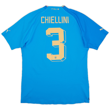2020-21 Italy Home Shirt Chiellini #3 (XL)