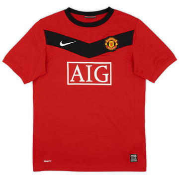 2021-22 Manchester United Home Shirt - 8/10 - (L.Boys)