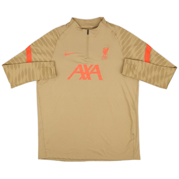 2021-22 Liverpool Nike 1/4 Zip Drill Top - 6/10 - (XL.Boys)