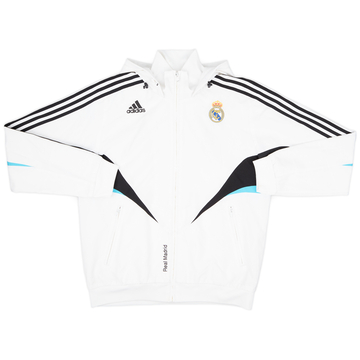 adidas Men's Real Madrid Track Jacket White – Strictly
