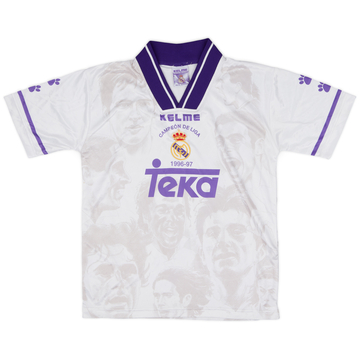 1997-98 Real Madrid Kelme Training Shirt - 5/10 - (XL)