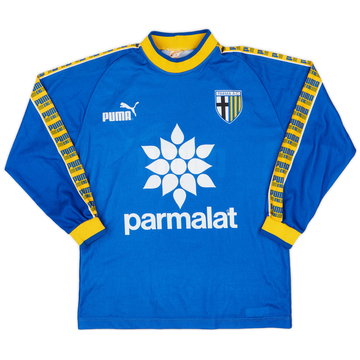 1995-97 Parma Home L/S Shirt Cannavaro #17 - 7/10 - (L)