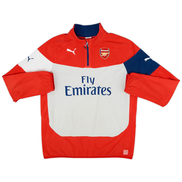 【ふるさと割】 2015-16 Arsenal Puma 1/4 Zip Fleece Top - 7/10 - (XL) ウェア