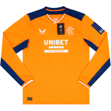 2022-23 Rangers Player Issue Pro Third L/S Shirt