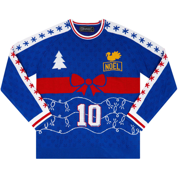 France Zidane #10 Noël Christmas Jumper
