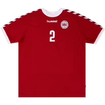 1990-92 Denmark Match Issue Home Shirt #2 (Sivebæk)