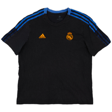 2021-22 Real Madrid adidas Cotton Tee - 9/10 - (M)