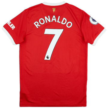 2021-22 Manchester United Home Shirt Ronaldo #7 - 5/10 - (M)