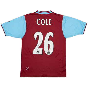1998-99 West Ham Home Shirt Cole #26 - 8/10 - (S)