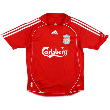 MEN'S FC LIVERPOOL 2008/2009 GERRARD #8 UEFA SOCCER FOOTBALL