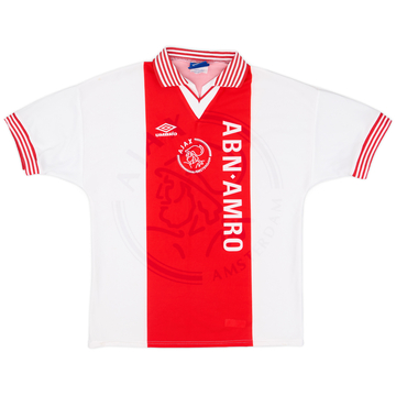 ホットセール 口コミ Ajax 1995-96 Home (Y) - 7/10 - Shirt ウェア