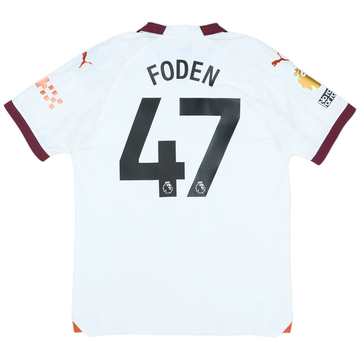 2023-24 Manchester City Player Issue Home Shirt Foden #47